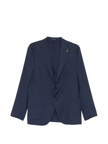 Sacou Sartoria Latorre de lână albastru