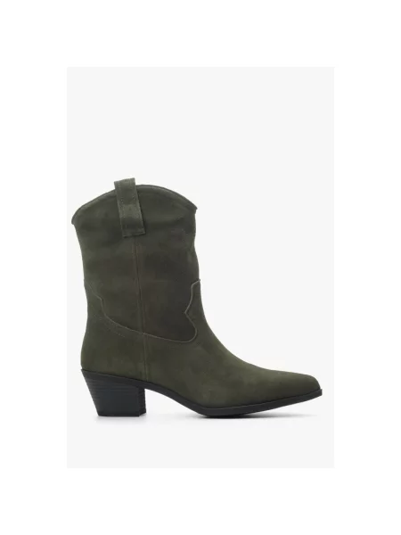 Козаки велюрові темно-зелені Estro зелені