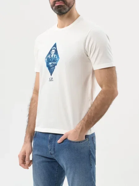 Футболка C.p. Company біла
