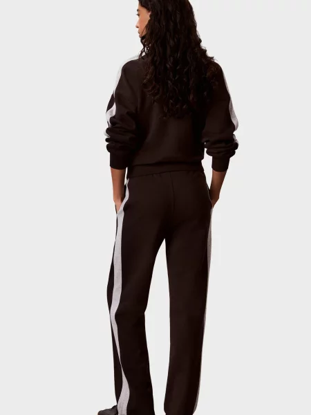 Махровые спортивные штаны Calvin Klein Jeans черные