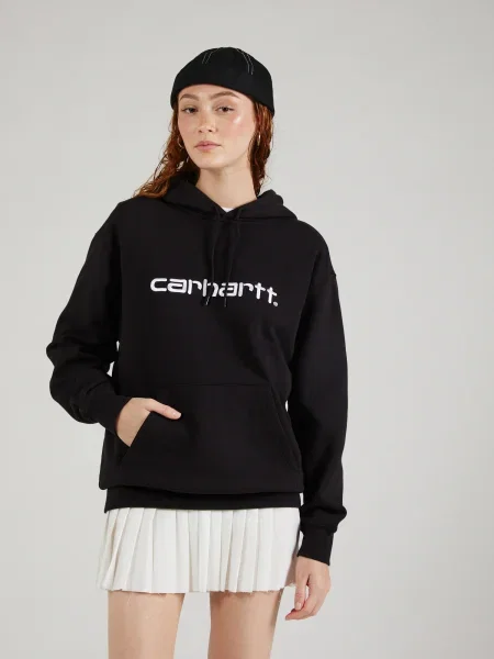 Carhartt WIP Mikina čierna / biela