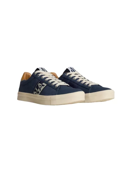 Sneakersy Napapijri casual płócienne niebieskie