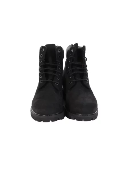Botki Timberland sznurowane koronkowe wodoszczelne czarne