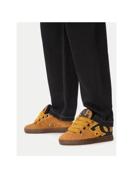 Sneakersy DC Shoes brązowe