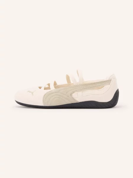 Puma Baleríny Speedcat bílá / šedá černé