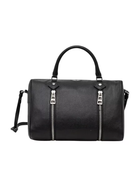 Torebka crossbody Zadig & Voltaire skórzana czarna