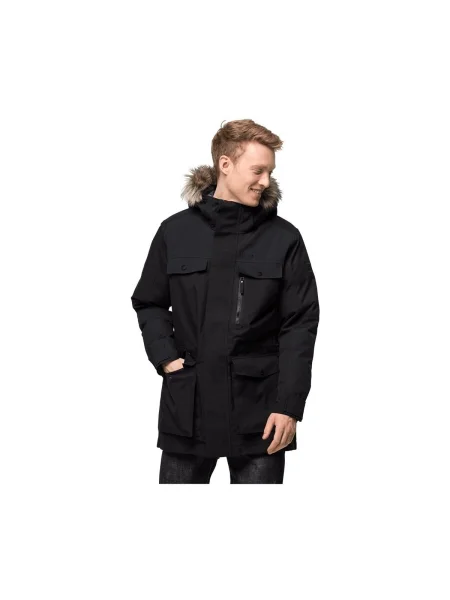 Geacă Jack Wolfskin negru