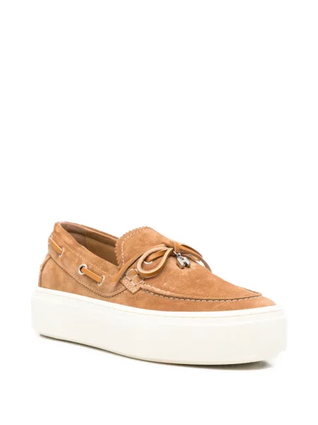 Pantofi loafer Hogan din piele de căprioară