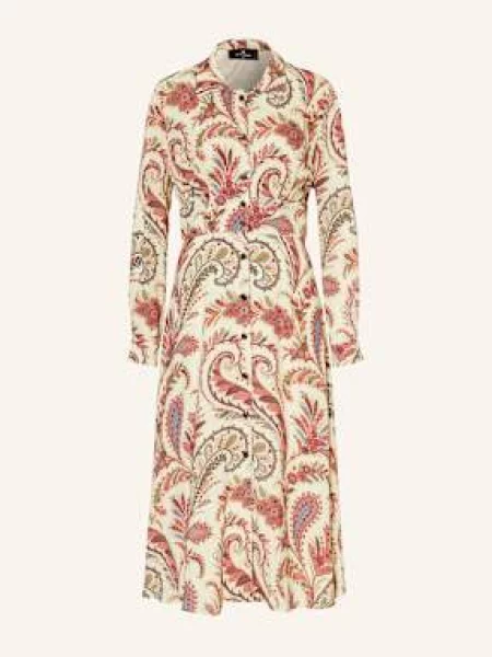 Etro Sukienka Koszulowa beige beżowa
