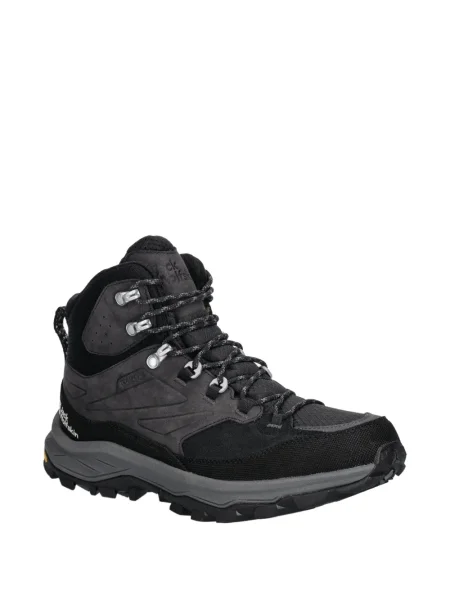 Členkové topánky Jack Wolfskin čierna
