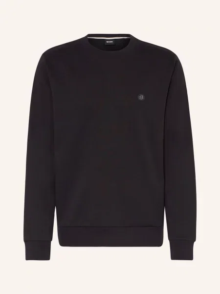BOSS bluza gładka czarny