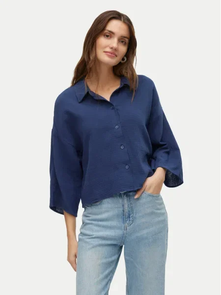 Vero Moda Cămașă Natali Bleumarin