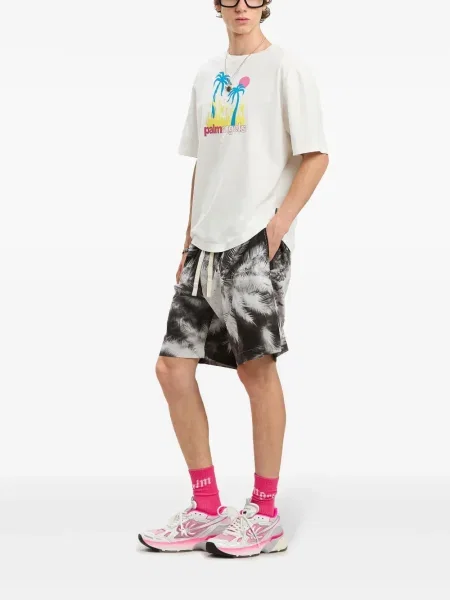 Pantaloni scurți Palm Angels negru