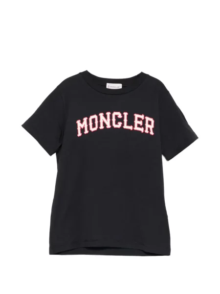 Koszulka dziecięca Moncler Enfant niebieska