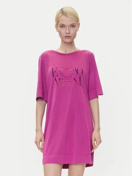 Vsakodnevna obleka Emporio Armani roza