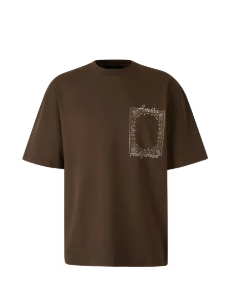 Tricou Amiri cu imagine maro