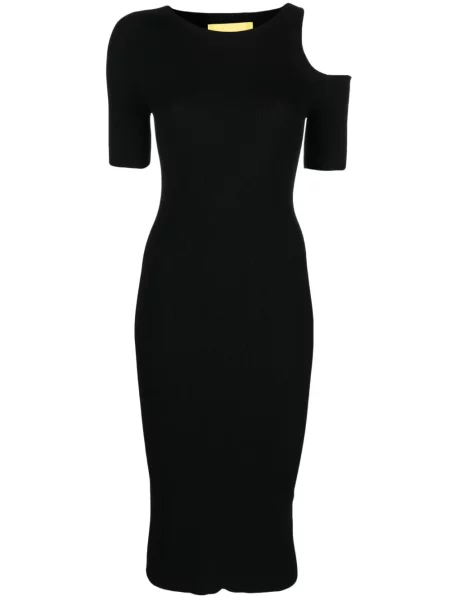 Rochie midi Aeron până la genunchi de costum negru