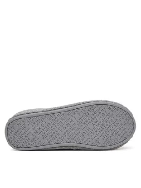 Tommy Hilfiger Naminės šlepetės Hilfiger Felt House Shoe pilka