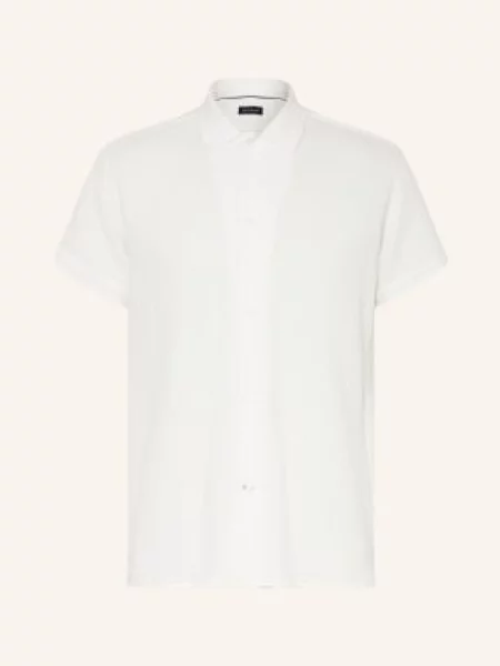 Strokesman's Resortová Košile Comfort Fit Z Mušelínu bílá