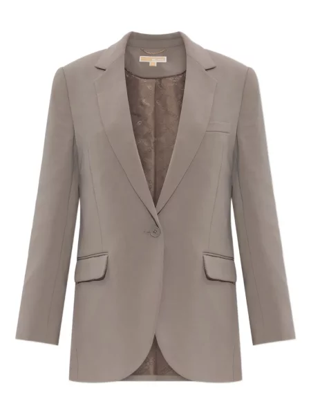 Sandały Michael Michael Kors bez obcasa w wężowy wzór szare