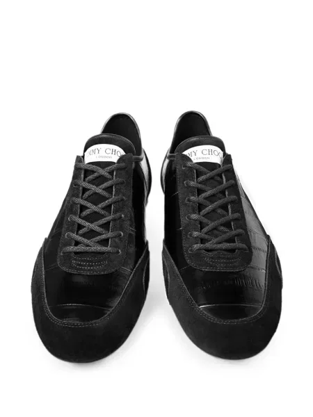 Sneakerși Jimmy Choo din piele negru