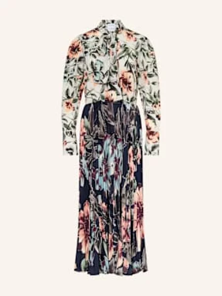 Sara Roka Sukienka Z Kokardą Thiffy blau zielona