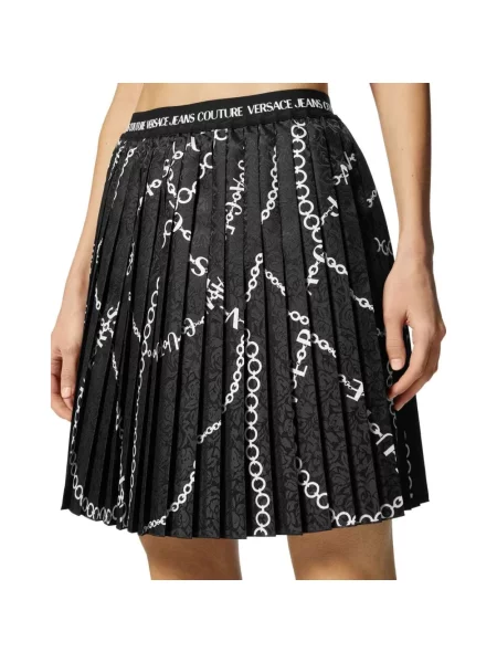 Spódnica jeansowa Versace Jeans Couture czarna