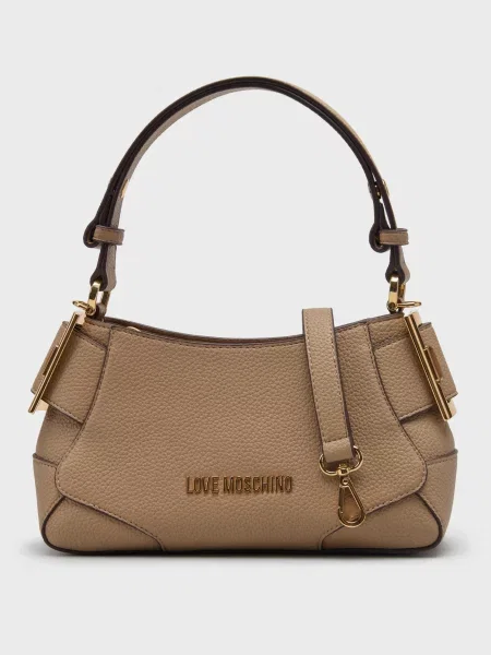 Сумка Love Moschino бежевая