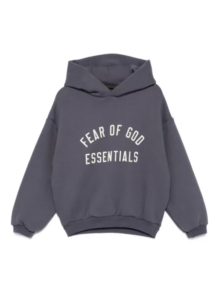 Bluza z kapturem dziecięca Fear Of God Essentials niebieska