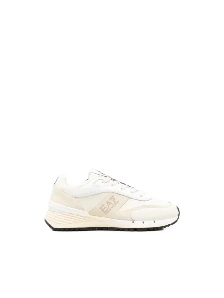 Sneakersy Emporio Armani Ea7 skórzane beżowe