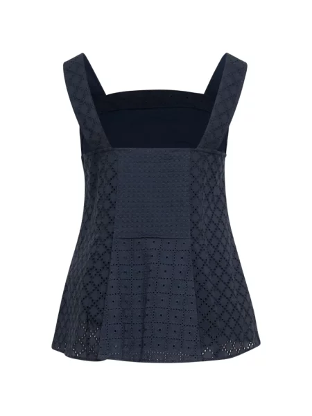 Top 3.1 Phillip Lim cu broderie albastru