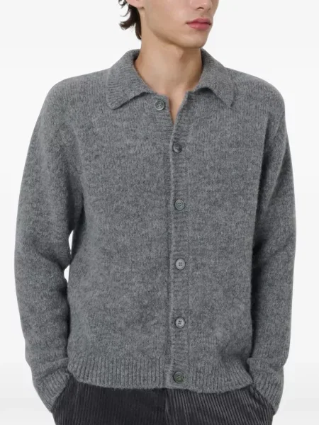Gulerat cardigan Sunflower gri