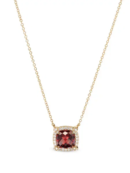 Pandantiv David Yurman cu garnet roșu