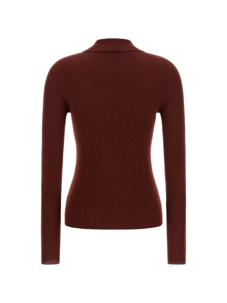 Top Max Mara din cașmir roșu