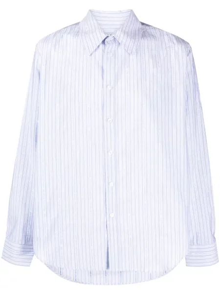 Košile Martine Rose s potiskem modrá