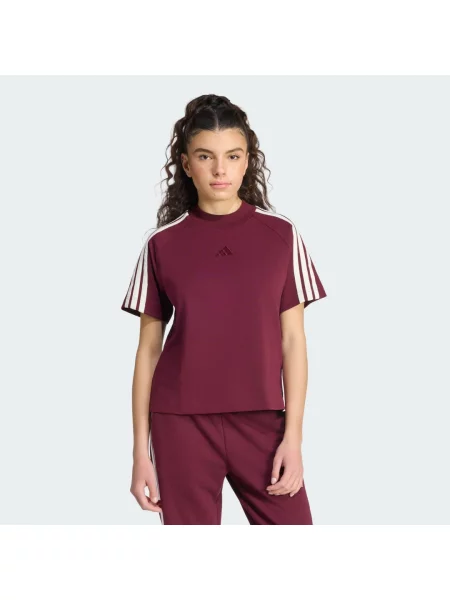 KOSZULKA Z 3 PASKAMI ADIDAS KIT biała