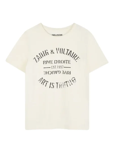 Koszulka dziecięca Zadig & Voltaire biała