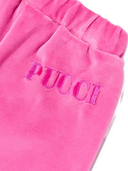 Spodnie dziecięce Pucci różowe