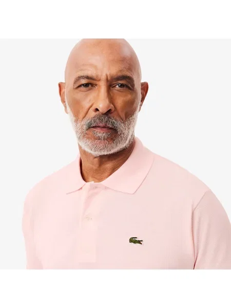 Поло Lacoste розовое