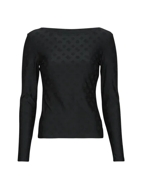 Tricou mânecă lungă Guess negru