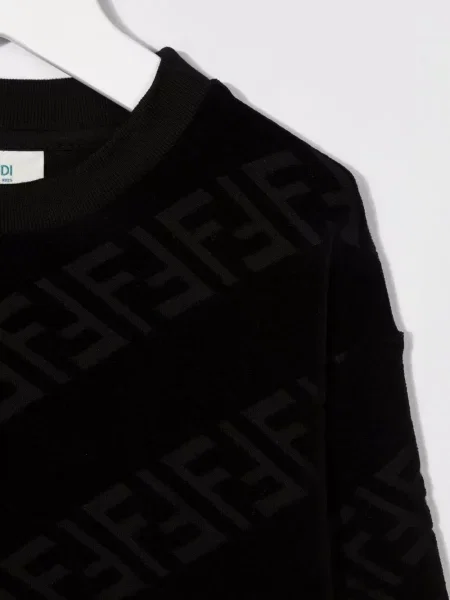 Bluza dziecięca Fendi czarna
