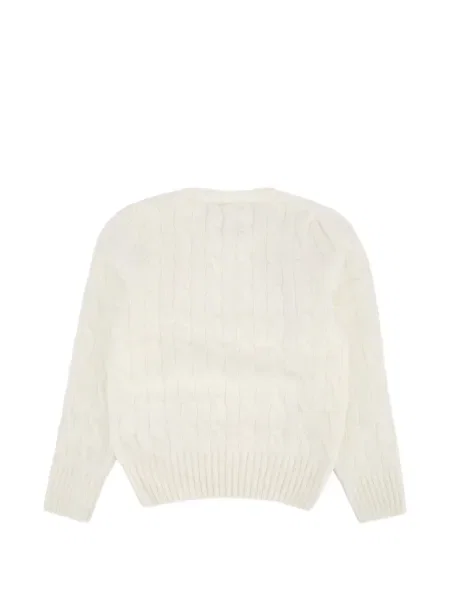 Sweter dziecięcy Polo Ralph Lauren biały