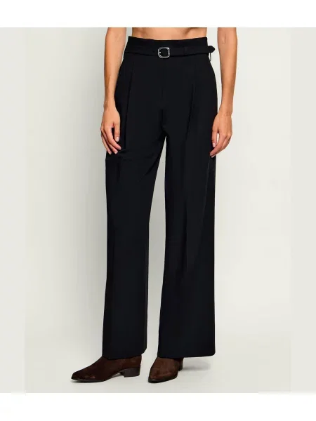 HUGO Pantaloni Halmea | Relaxed fit negru
