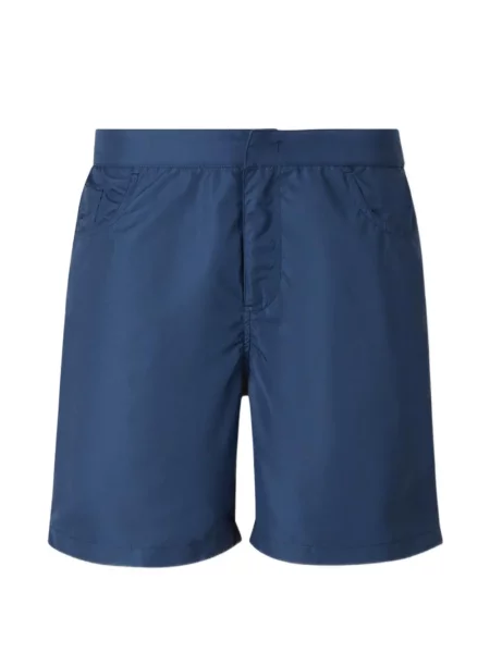 Slip de baie Richard J. Brown cu broderie albastru