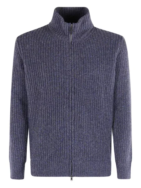 Cardigan Kangra tricotate albastru