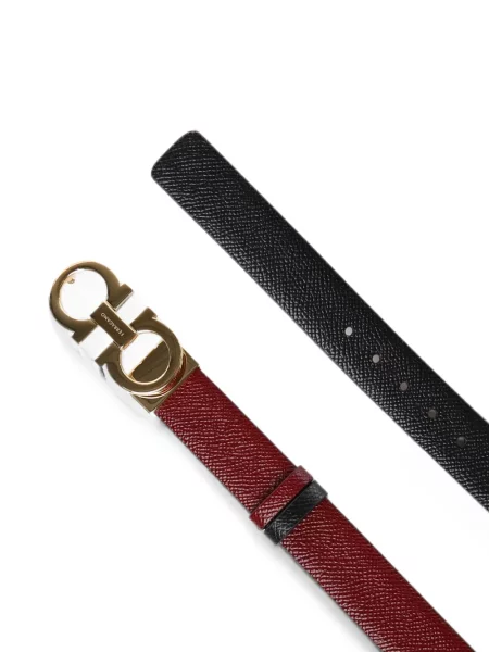 Cu centură reversibil curea Ferragamo cu cataramă roșu