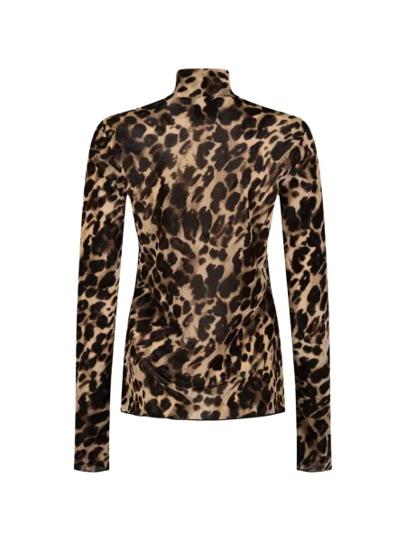 Top Marina Rinaldi cu imagine cu model leopard