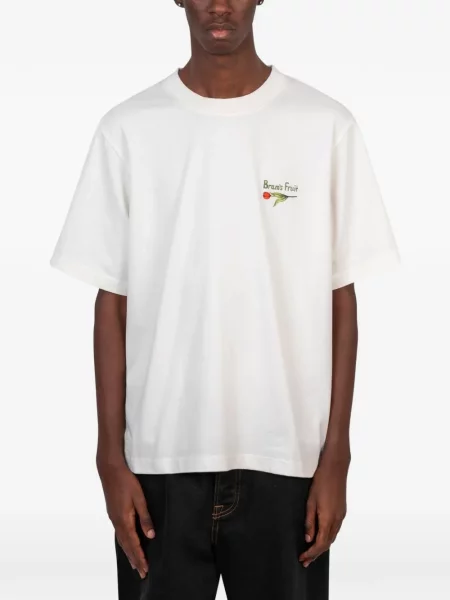 Tricou Bram’s Fruit cu imagine alb