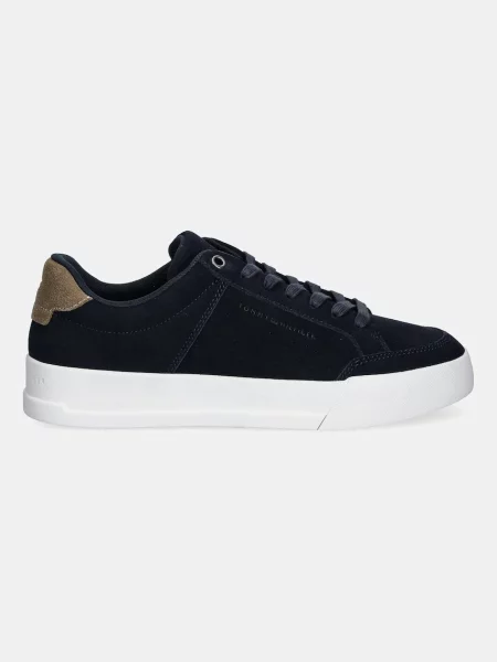 Sneakersy Tommy Hilfiger zamszowe niebieskie