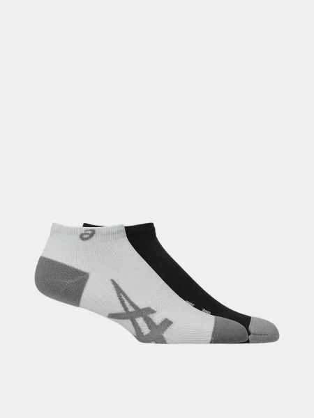 Asics LIGHTWEIGHT RUN ANKLE 2 PACK Набір шкарпеток Унісекс Білий/чорний білі